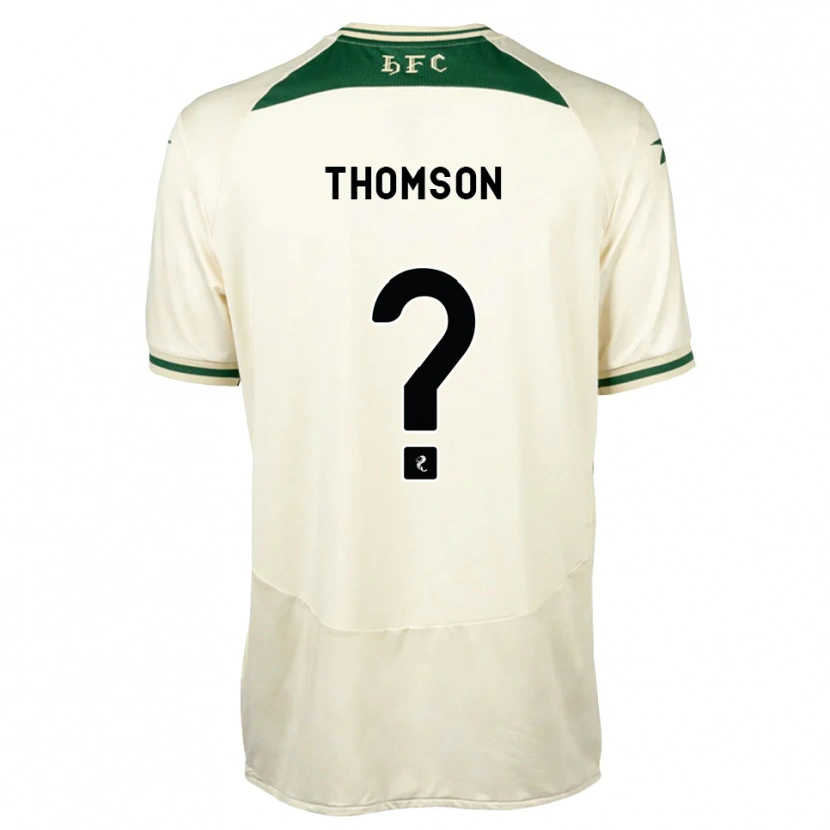Danxen Kinder Jackson Thomson #0 Weiß Waldgrün Auswärtstrikot Trikot 2026/27 T-Shirt