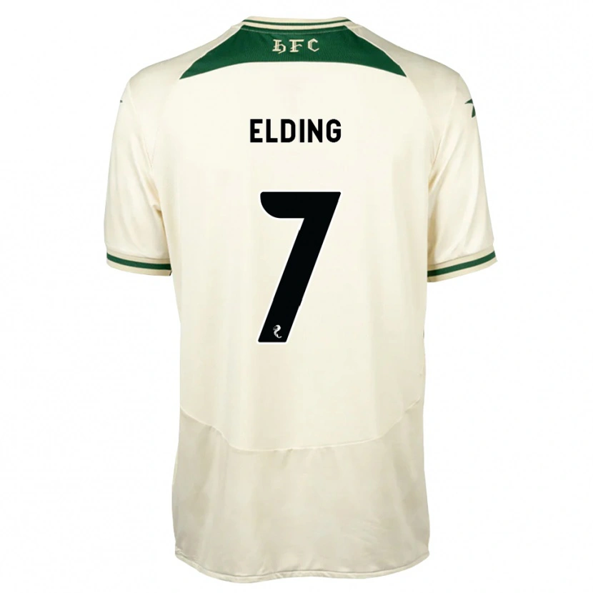 Danxen Kinder Owen Elding #7 Weiß Waldgrün Auswärtstrikot Trikot 2026/27 T-Shirt