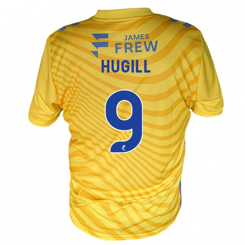 Danxen Kinder Joe Hugill #9 Königsblau Gelb Auswärtstrikot Trikot 2026/27 T-Shirt