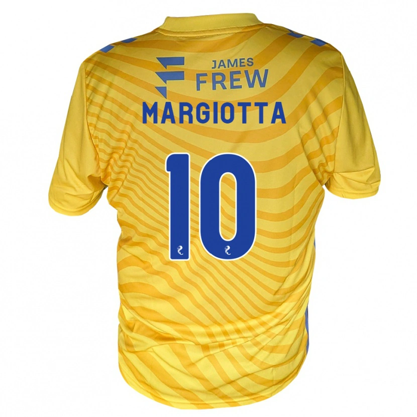 Danxen Kinder Remo Margiotta #10 Königsblau Gelb Auswärtstrikot Trikot 2026/27 T-Shirt