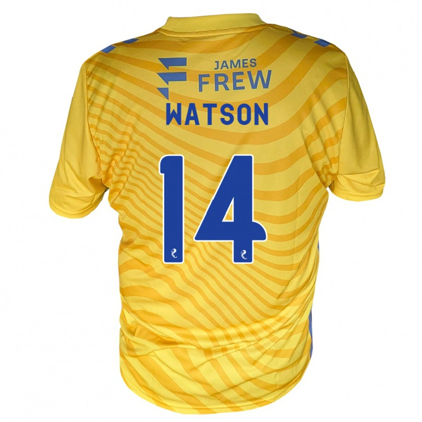 Danxen Kinder Craig Watson #14 Königsblau Gelb Auswärtstrikot Trikot 2026/27 T-Shirt