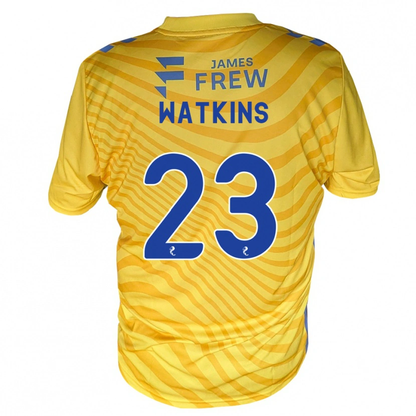 Danxen Kinder Marley Watkins #23 Königsblau Gelb Auswärtstrikot Trikot 2026/27 T-Shirt