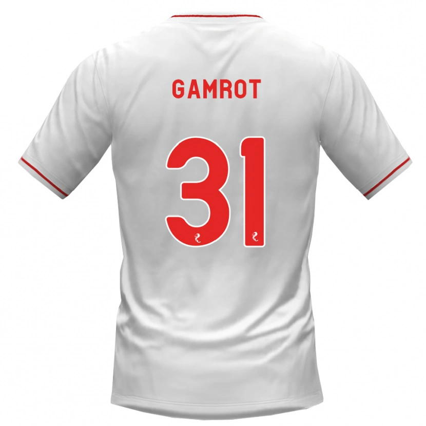 Danxen Kinder Schenai Gamrot #31 Weiß Rot Auswärtstrikot Trikot 2026/27 T-Shirt