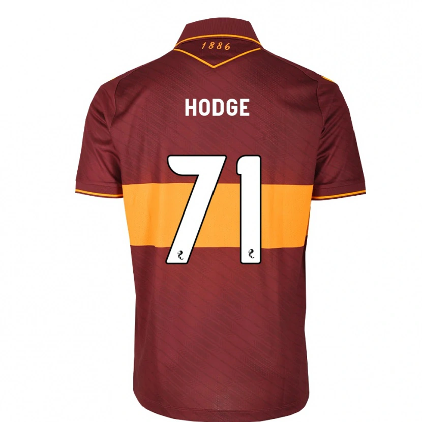 Danxen Kinder Joe Hodge #71 Orange Maroon Auswärtstrikot Trikot 2026/27 T-Shirt