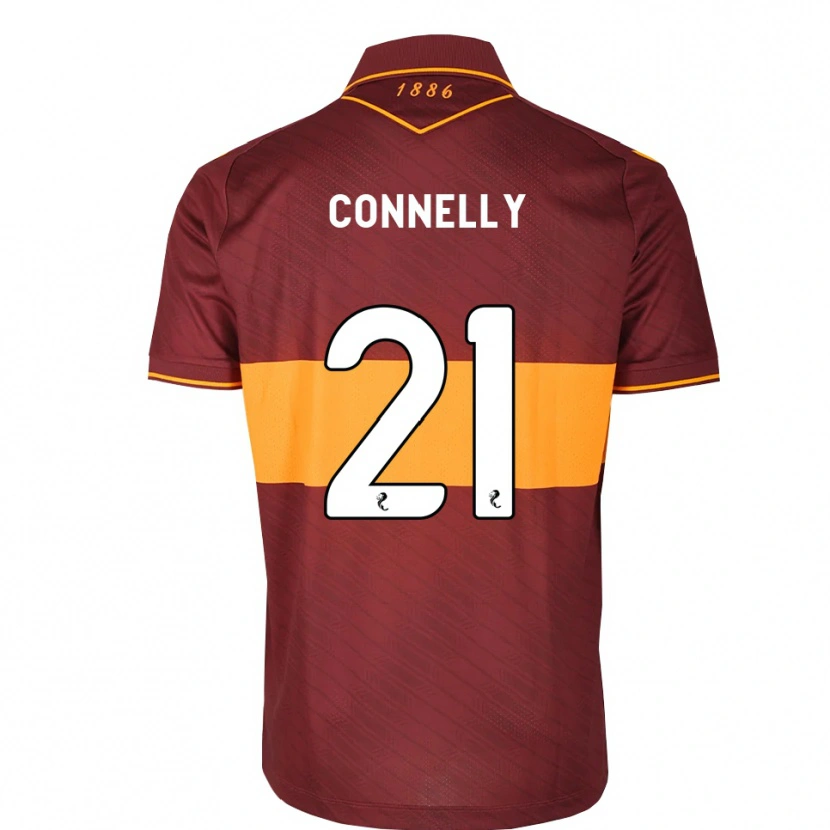 Danxen Kinder Matty Connelly #21 Orange Maroon Auswärtstrikot Trikot 2026/27 T-Shirt