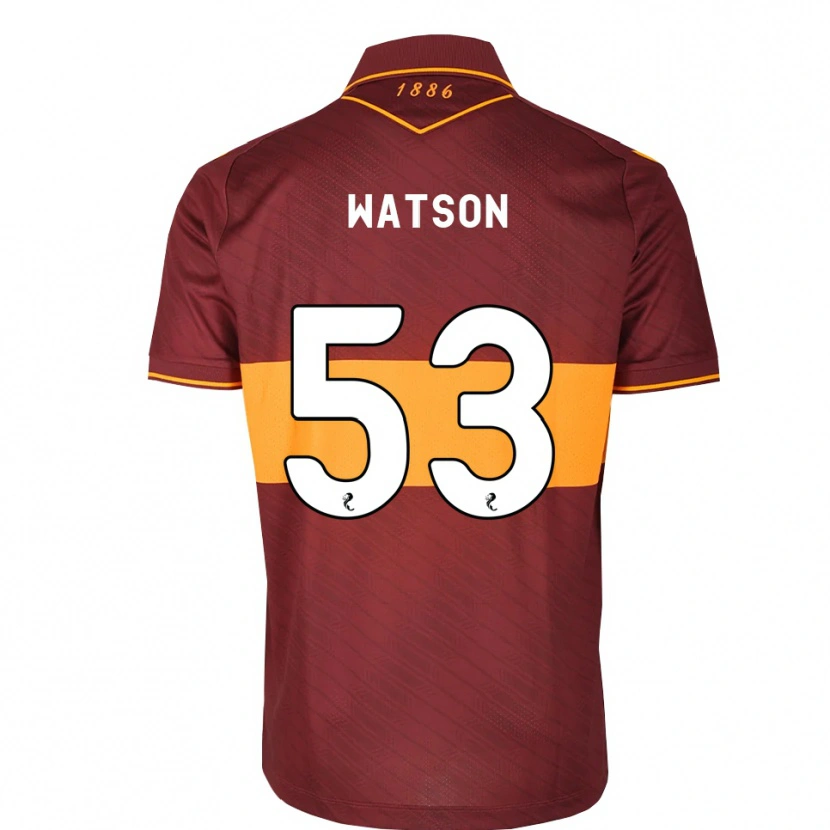 Danxen Kinder Blane Watson #53 Orange Maroon Auswärtstrikot Trikot 2026/27 T-Shirt