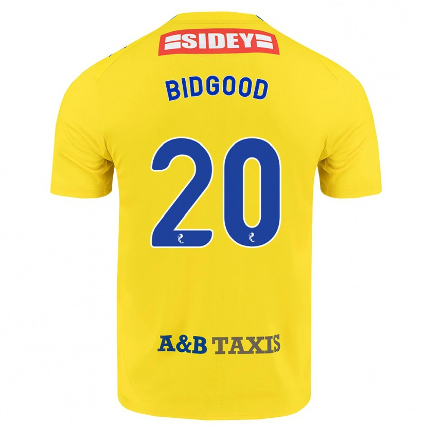 Danxen Kinder Aoife Bidgood #20 Gelb Blau Schwarz Auswärtstrikot Trikot 2026/27 T-Shirt