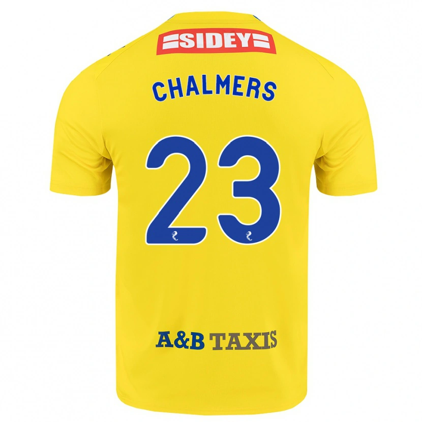 Danxen Kinder Logan Chalmers #23 Gelb Blau Schwarz Auswärtstrikot Trikot 2026/27 T-Shirt