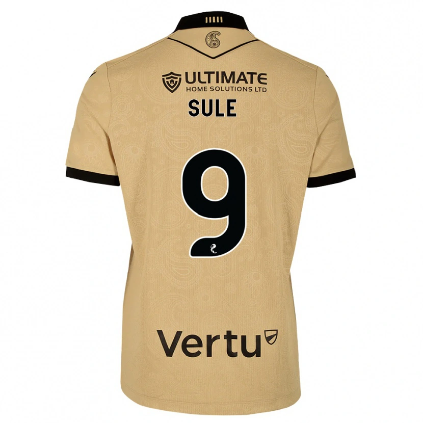 Danxen Kinder Eseosa Sule #9 Burlywood Schwarz Auswärtstrikot Trikot 2026/27 T-Shirt