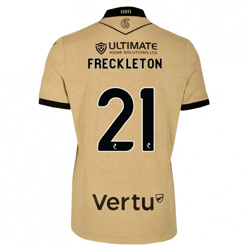 Danxen Kinder Miguel Freckleton #21 Burlywood Schwarz Auswärtstrikot Trikot 2026/27 T-Shirt