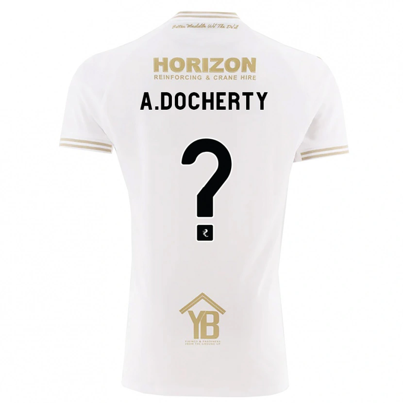 Danxen Kinder Aimie Docherty #0 Weizen Weiß Auswärtstrikot Trikot 2026/27 T-Shirt