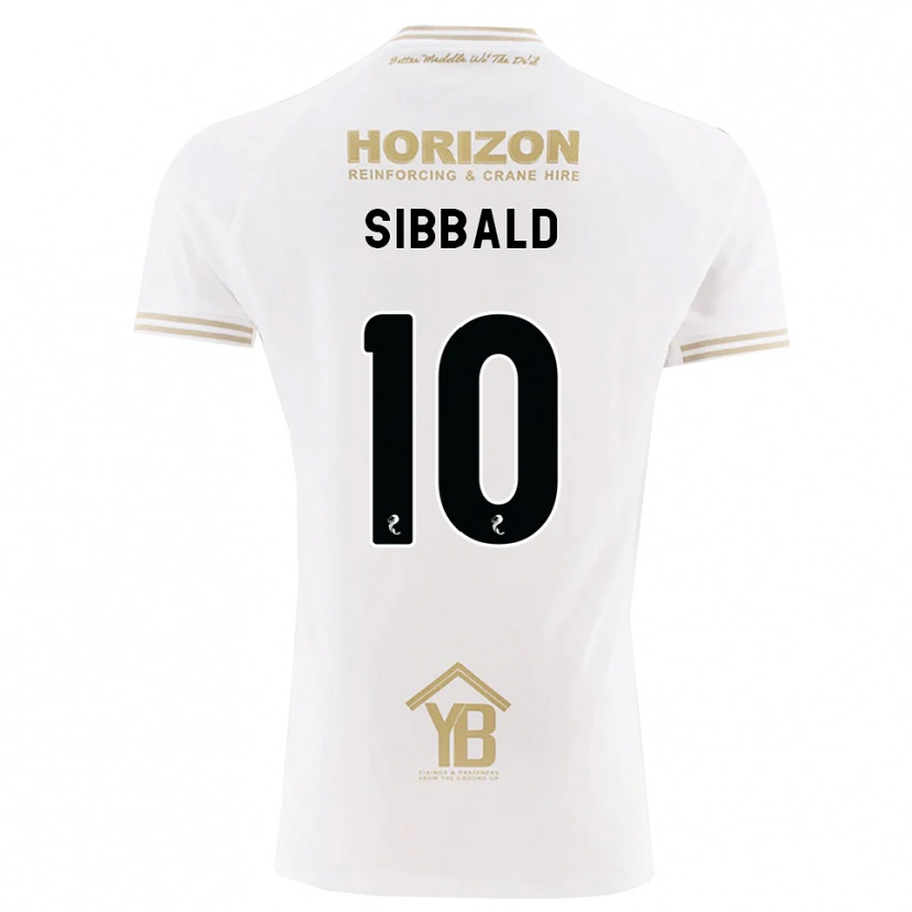 Danxen Kinder Craig Sibbald #10 Weizen Weiß Auswärtstrikot Trikot 2026/27 T-Shirt