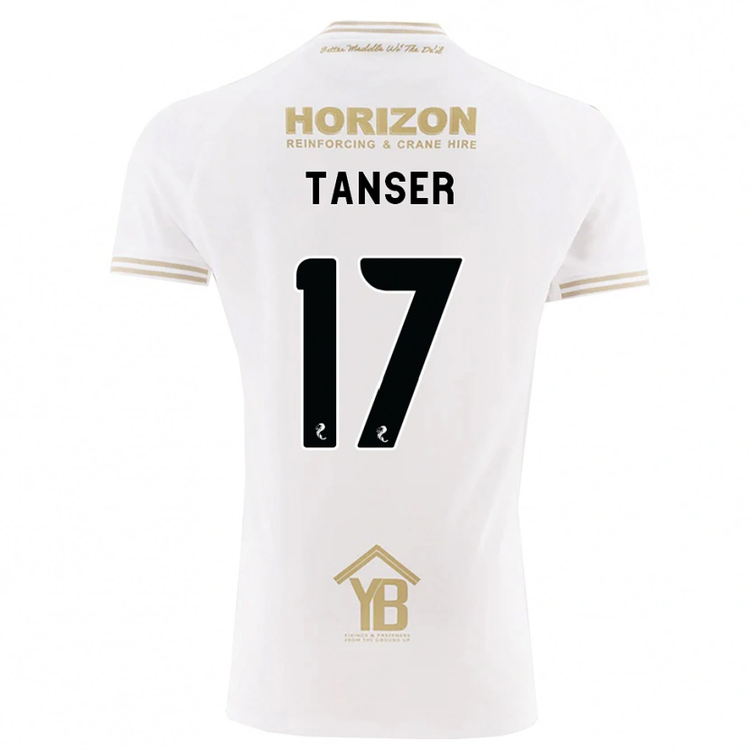 Danxen Kinder Scott Tanser #17 Weizen Weiß Auswärtstrikot Trikot 2026/27 T-Shirt