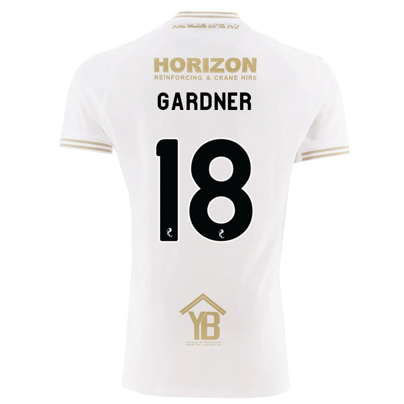 Danxen Kinder Joe Gardner #18 Weizen Weiß Auswärtstrikot Trikot 2026/27 T-Shirt