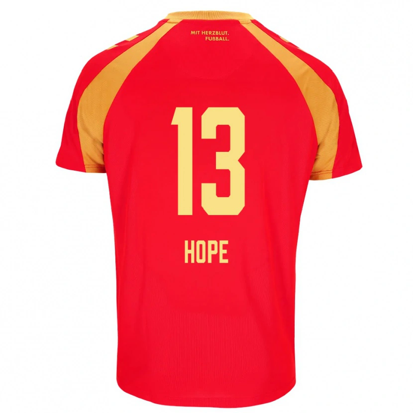 Danxen Kinder Tyler Hope #13 Rot Orange Schwarz Auswärtstrikot Trikot 2026/27 T-Shirt