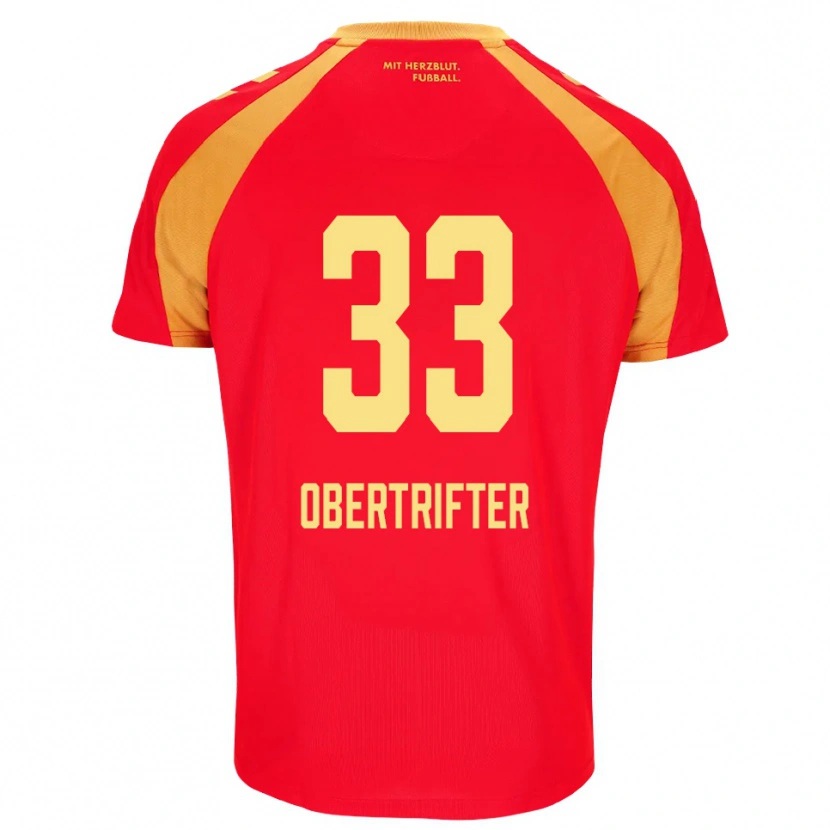 Danxen Kinder Ben Obertrifter #33 Rot Orange Schwarz Auswärtstrikot Trikot 2026/27 T-Shirt