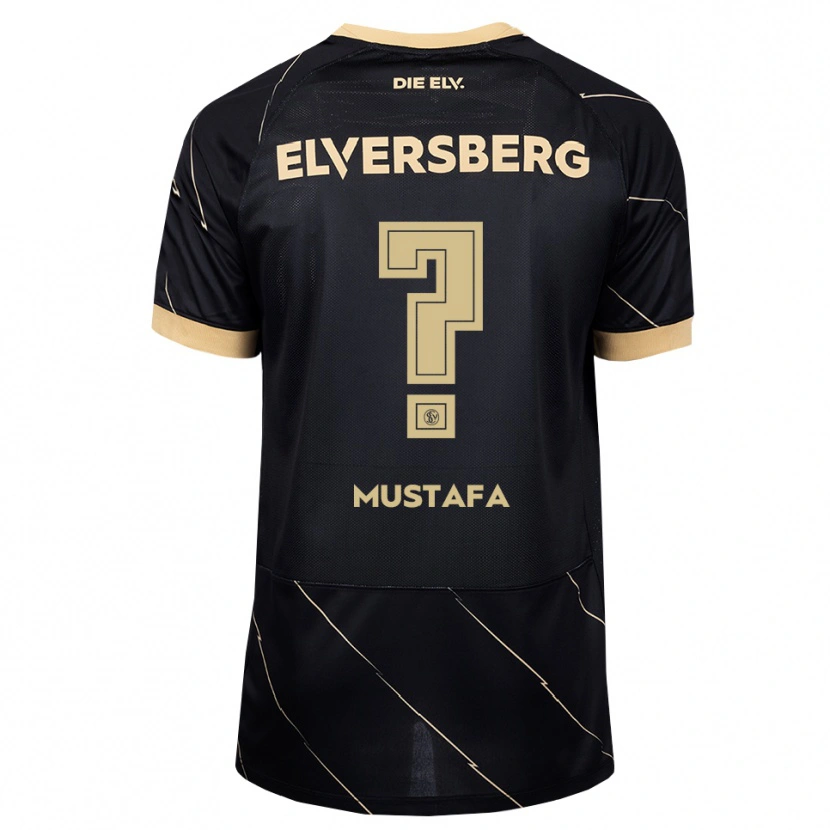Danxen Kinder Valdrin Mustafa #0 Schwarz Braun Auswärtstrikot Trikot 2026/27 T-Shirt