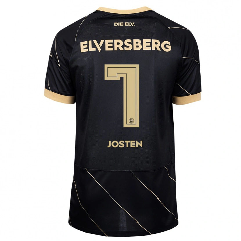 Danxen Kinder Lena Josten #7 Schwarz Braun Auswärtstrikot Trikot 2026/27 T-Shirt