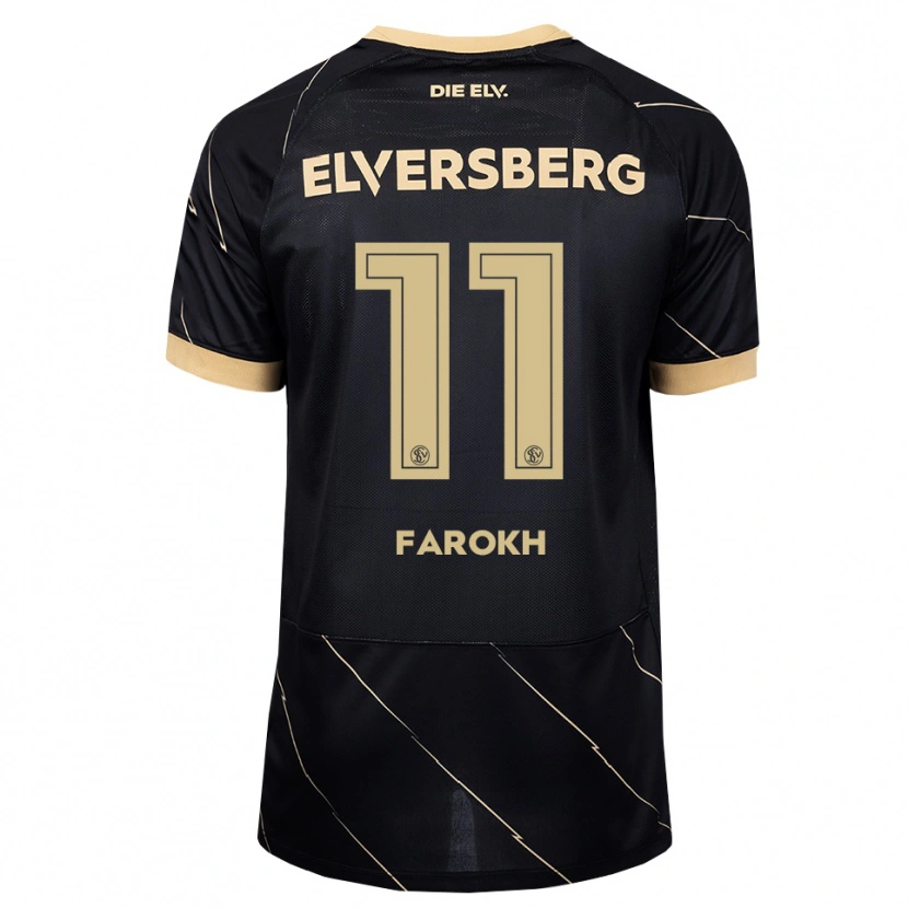 Danxen Kinder Ahmad Farokh #11 Schwarz Braun Auswärtstrikot Trikot 2026/27 T-Shirt