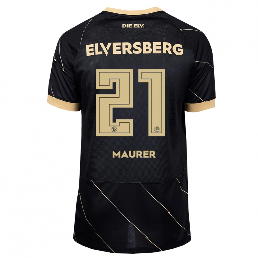 Danxen Kinder Kine Maurer #21 Schwarz Braun Auswärtstrikot Trikot 2026/27 T-Shirt