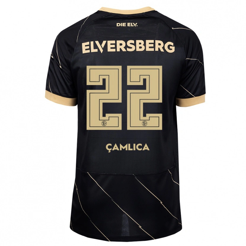 Danxen Kinder Can Çamlica #22 Schwarz Braun Auswärtstrikot Trikot 2026/27 T-Shirt