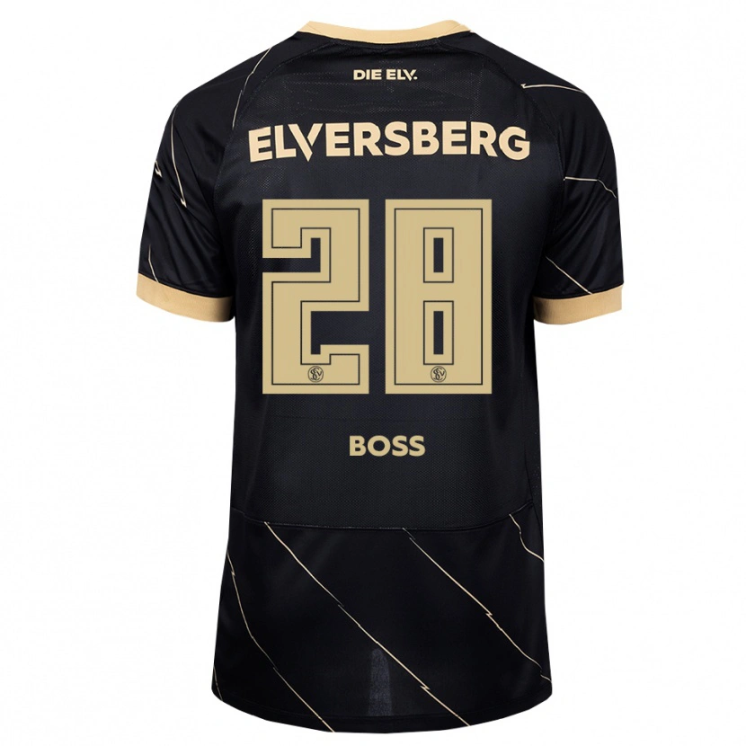 Danxen Kinder Tim Boss #28 Schwarz Braun Auswärtstrikot Trikot 2026/27 T-Shirt