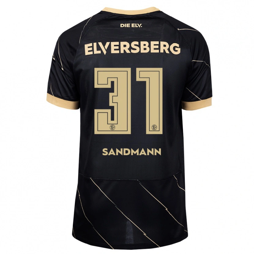 Danxen Kinder Amanda Sandmann #31 Schwarz Braun Auswärtstrikot Trikot 2026/27 T-Shirt