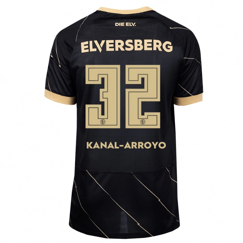 Danxen Kinder Sullyvan Kanal-Arroyo #32 Schwarz Braun Auswärtstrikot Trikot 2026/27 T-Shirt