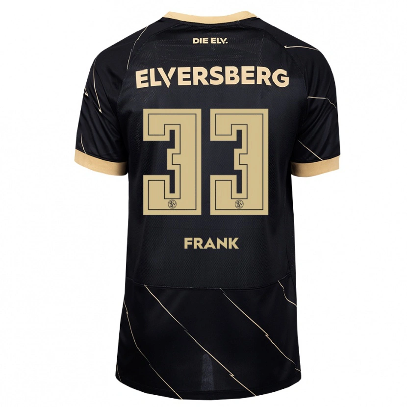 Danxen Kinder Ronja Frank #33 Schwarz Braun Auswärtstrikot Trikot 2026/27 T-Shirt