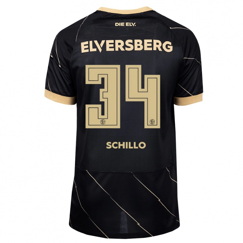 Danxen Kinder Hannah Schillo #34 Schwarz Braun Auswärtstrikot Trikot 2026/27 T-Shirt