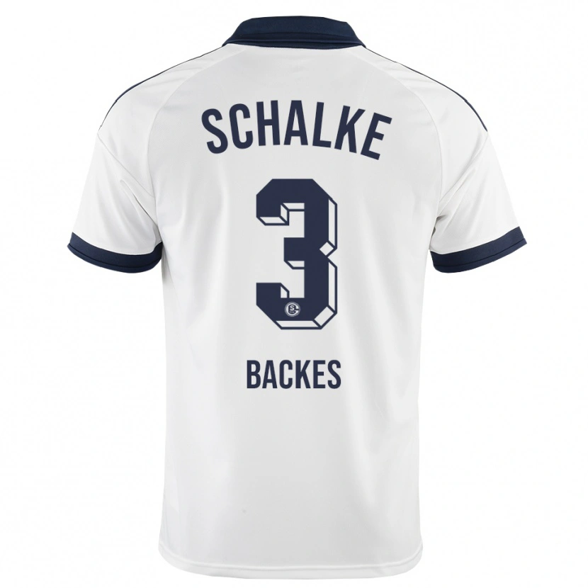 Danxen Kinder Diego Backes-Klimek #3 Schwarz Weiß Auswärtstrikot Trikot 2026/27 T-Shirt