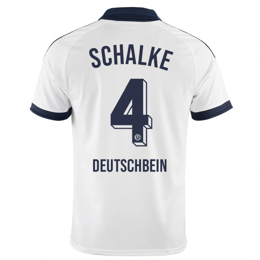Danxen Kinder Lasse Deutschbein #4 Schwarz Weiß Auswärtstrikot Trikot 2026/27 T-Shirt