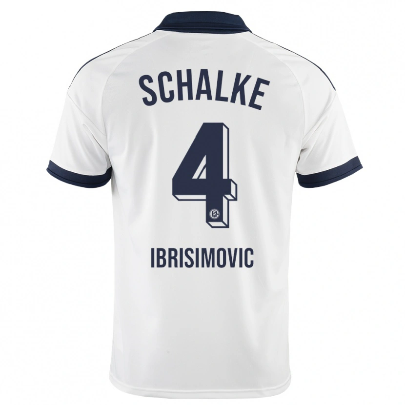 Danxen Kinder Amar Ibrisimovic #4 Schwarz Weiß Auswärtstrikot Trikot 2026/27 T-Shirt