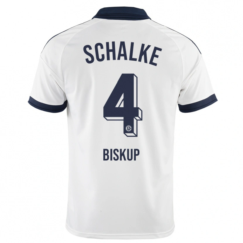 Danxen Kinder Michelle Biskup #4 Schwarz Weiß Auswärtstrikot Trikot 2026/27 T-Shirt