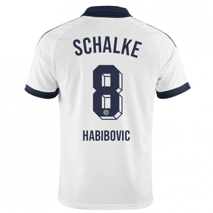 Danxen Kinder Edina Habibovic #8 Schwarz Weiß Auswärtstrikot Trikot 2026/27 T-Shirt