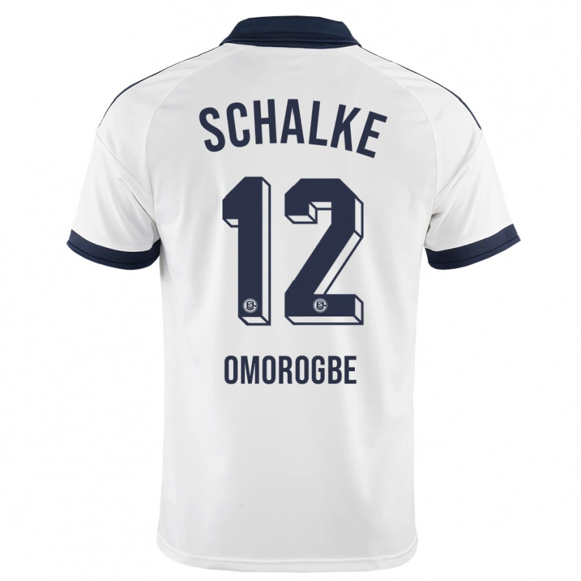 Danxen Kinder Michael Omorogbe #12 Schwarz Weiß Auswärtstrikot Trikot 2026/27 T-Shirt
