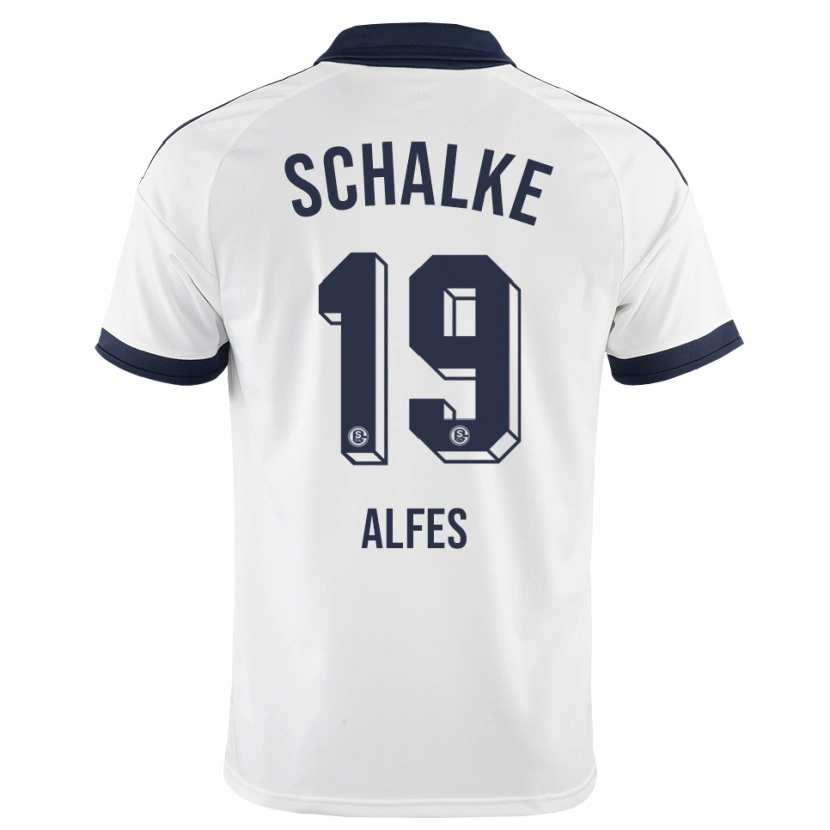 Danxen Kinder Konrad Alfes #19 Schwarz Weiß Auswärtstrikot Trikot 2026/27 T-Shirt