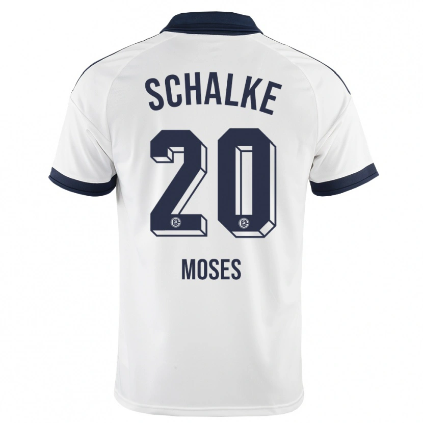 Danxen Kinder Jennifer Moses #20 Schwarz Weiß Auswärtstrikot Trikot 2026/27 T-Shirt