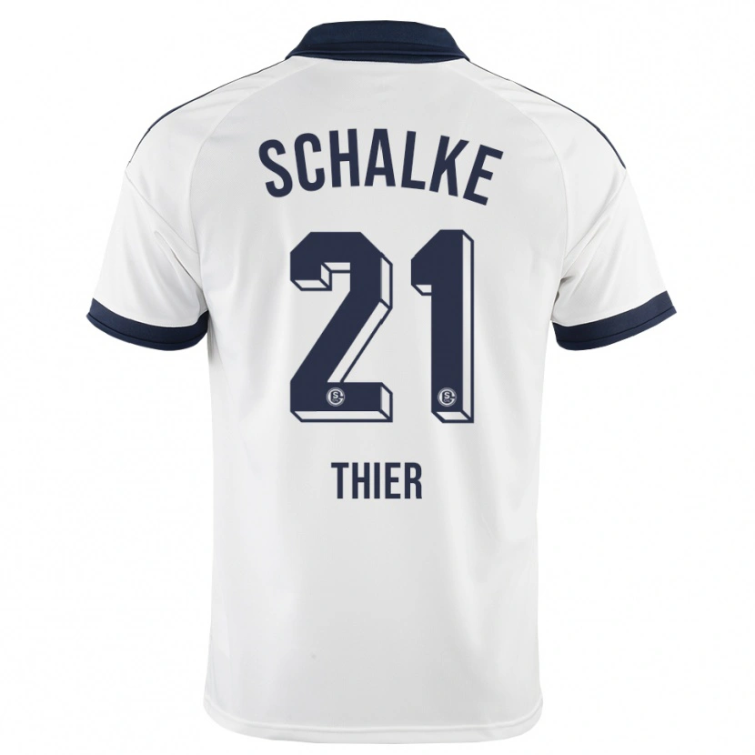 Danxen Kinder Silas Thier #21 Schwarz Weiß Auswärtstrikot Trikot 2026/27 T-Shirt