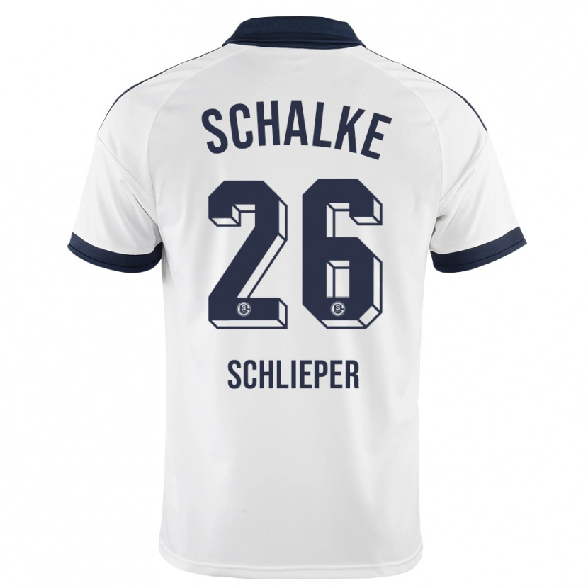 Danxen Kinder Ben Schlieper #26 Schwarz Weiß Auswärtstrikot Trikot 2026/27 T-Shirt