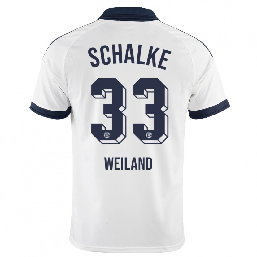 Danxen Kinder Max Weiland #33 Schwarz Weiß Auswärtstrikot Trikot 2026/27 T-Shirt