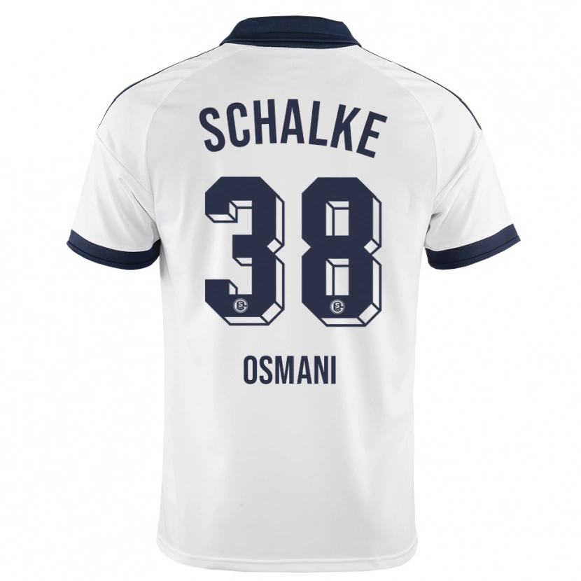 Danxen Kinder Tristan Osmani #38 Schwarz Weiß Auswärtstrikot Trikot 2026/27 T-Shirt