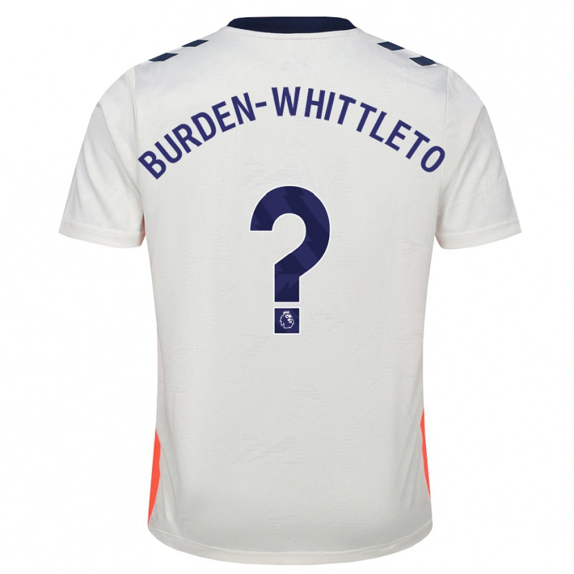 Danxen Kinder Charlie Burden-Whittleton #0 Weiß Orange Königsblau Auswärtstrikot Trikot 2026/27 T-Shirt
