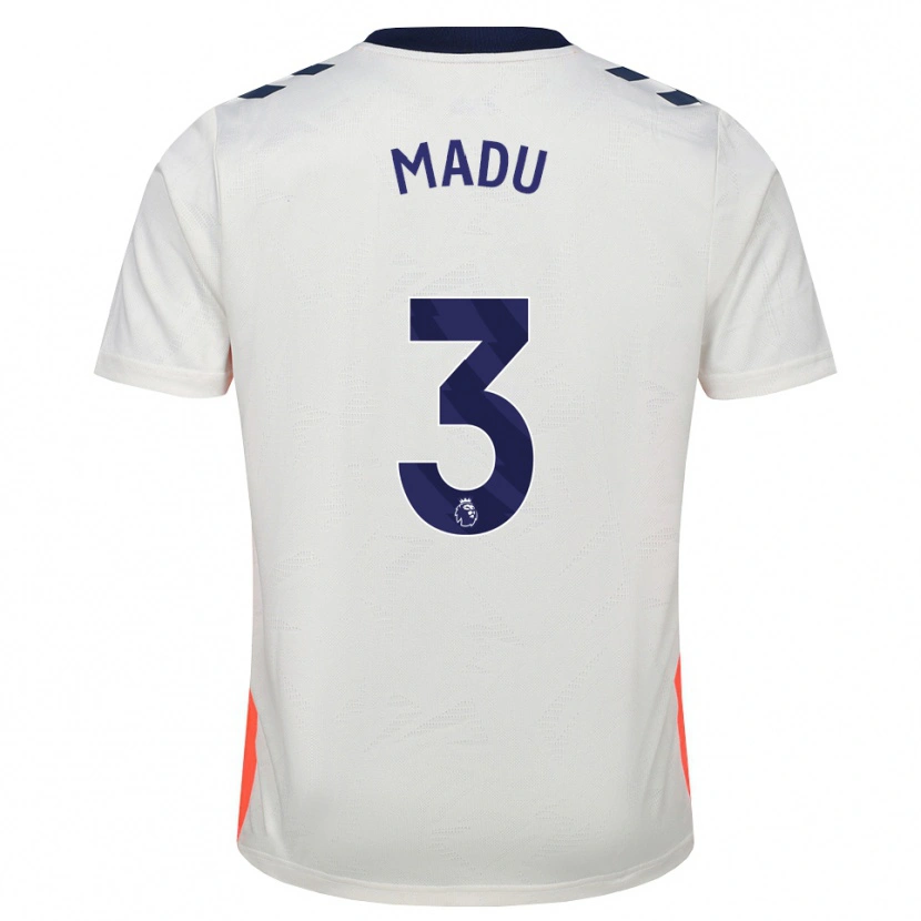 Danxen Kinder Victor Madu #3 Weiß Orange Königsblau Auswärtstrikot Trikot 2026/27 T-Shirt