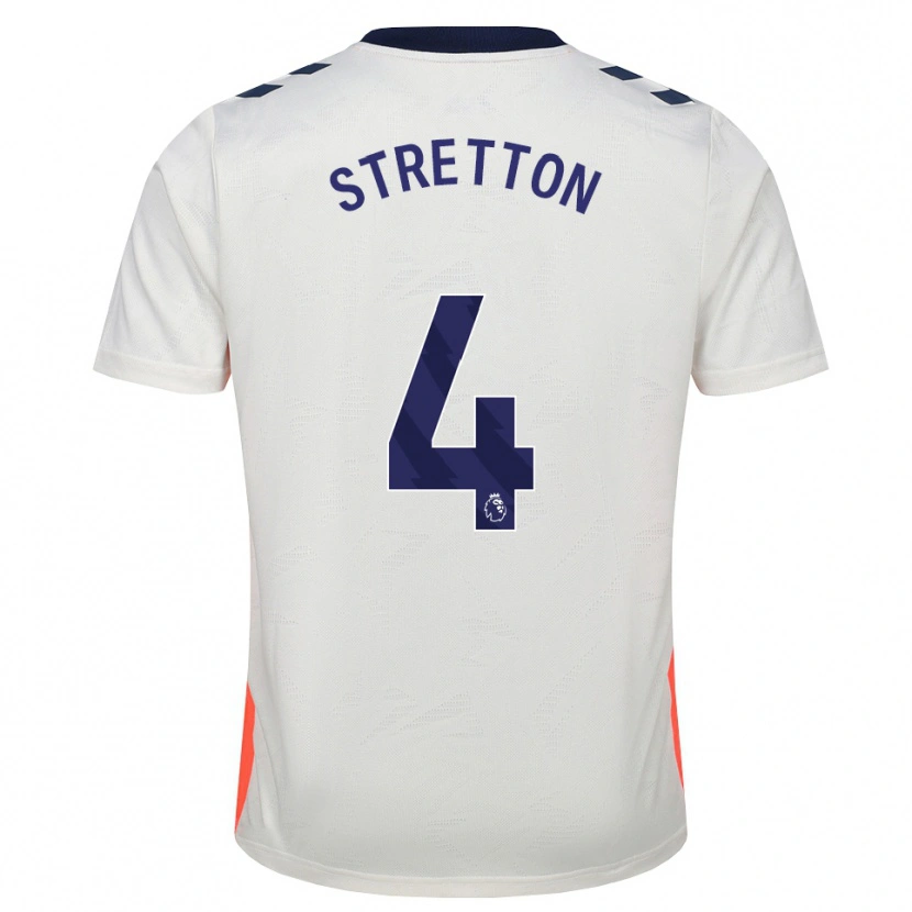Danxen Kinder Mackenzie Stretton #4 Weiß Orange Königsblau Auswärtstrikot Trikot 2026/27 T-Shirt