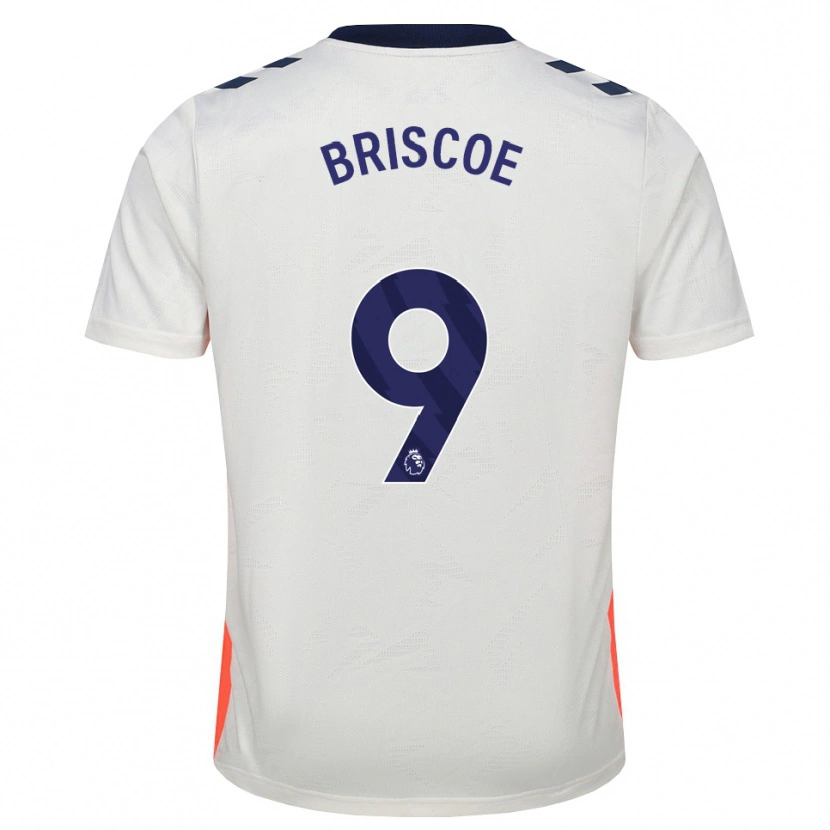 Danxen Kinder Elijah Briscoe #9 Weiß Orange Königsblau Auswärtstrikot Trikot 2026/27 T-Shirt