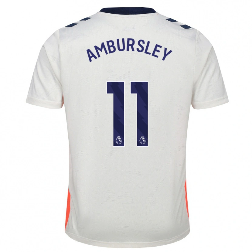 Danxen Kinder Conrad Ambursley #11 Weiß Orange Königsblau Auswärtstrikot Trikot 2026/27 T-Shirt