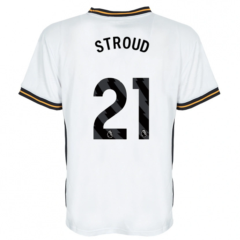 Danxen Kinder Elliot Stroud #21 Weiß Orange Schwarz Auswärtstrikot Trikot 2026/27 T-Shirt