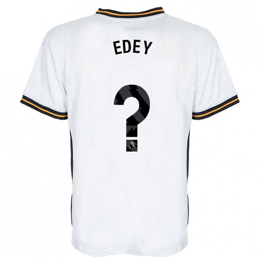 Danxen Kinder Alex Edey #0 Weiß Orange Schwarz Auswärtstrikot Trikot 2026/27 T-Shirt