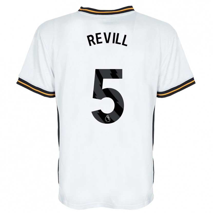 Danxen Kinder Harry Revill #5 Weiß Orange Schwarz Auswärtstrikot Trikot 2026/27 T-Shirt